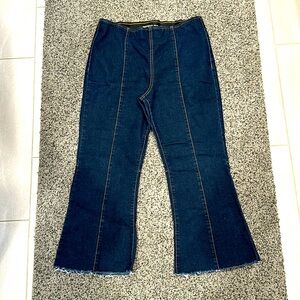 INC Denim Pull on flare jeans